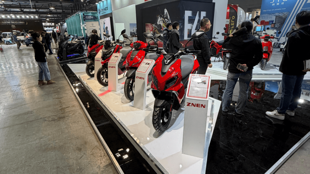 Custom exhibition stand designed and built by Vitera Group at EICMA