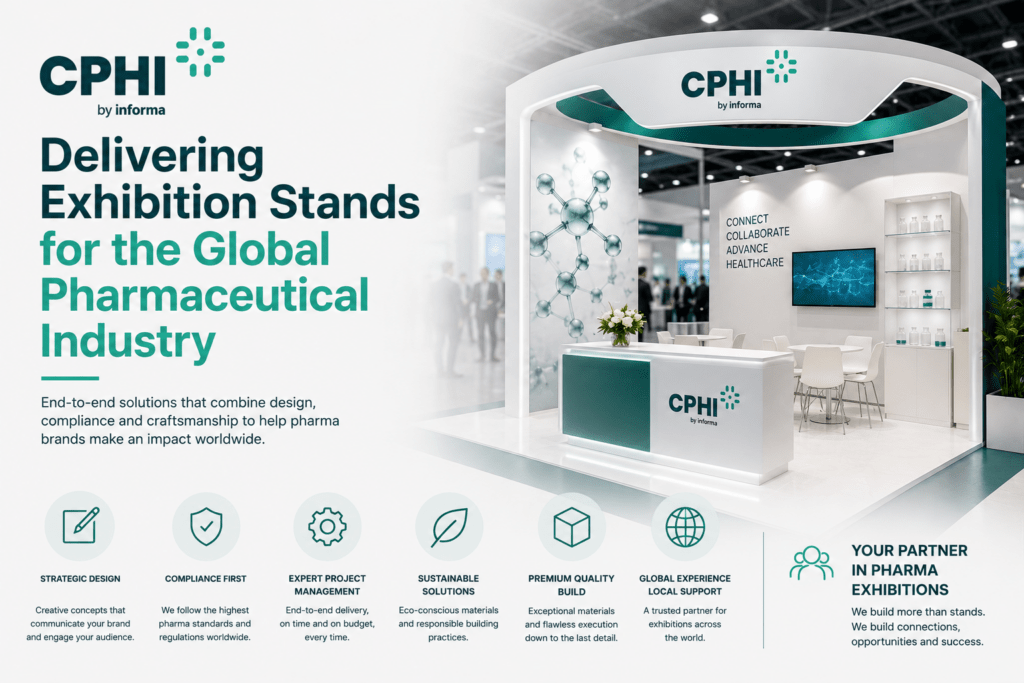 Delivering Exhibition Stands for the Global Pharmaceutical Industry